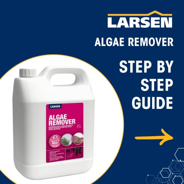 LARSEN ALGAE REMOVER | ALGAE REMOVER | HOW TO USE LARSEN ALGAE REMOVER | ALGAE REMOVER STEP BY STEP | LARSEN BUILDING PRODUCTS