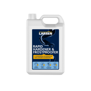 LARSEN RAPID HARDNER & FROSTPROOFER ADMIXTURE | LARSEN ADMIXTURE | LARSEN BUILDING PRODUCTS