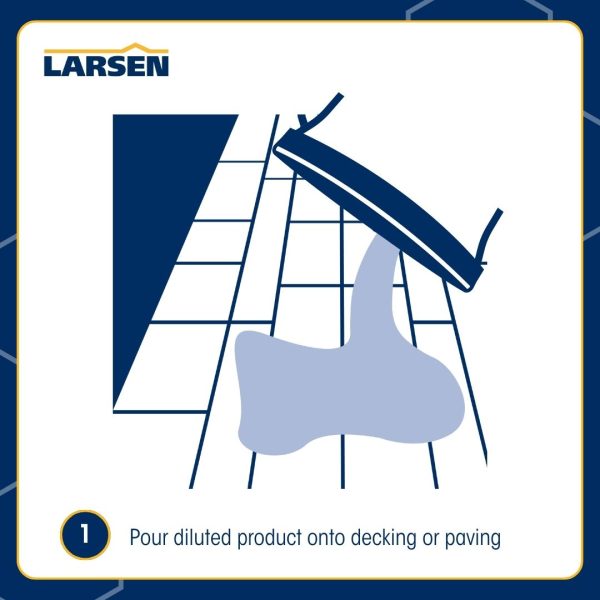 LARSEN DECKING & PAVING CLEANER | DECKING AND PAVING CLEANER | DECKING CLEANER | PAVING CLEANER | LARSEN BUILDING PRODUCTS | HOW TO USE LARSEN DECKING & PAVING CLEANER