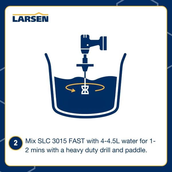 SLC 3015 FAST | FAST DRYING SELF LEVELLER | LARSEN BUILDING PRODUCTS