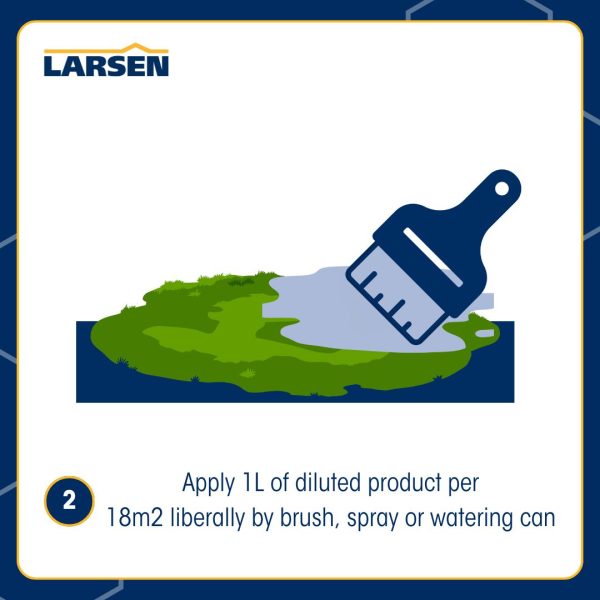 LARSEN ALGAE REMOVER | ALGAE REMOVER | HOW TO USE LARSEN ALGAE REMOVER | ALGAE REMOVER STEP BY STEP | LARSEN BUILDING PRODUCTS