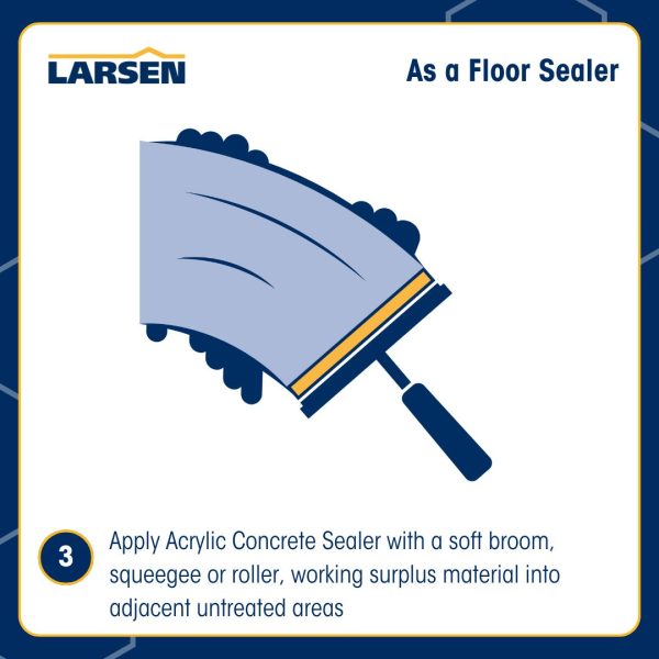 Acrylic Concrete Sealer | Larsen Acrylic Concrete Sealer | Larsen Building Products Acrylic Concrete Sealer | Best Acrylic Concrete Sealer | Larsen Building Products | How To Use Acrylic Concrete Sealer | Acrylic Concrete Sealer step By Step Guide