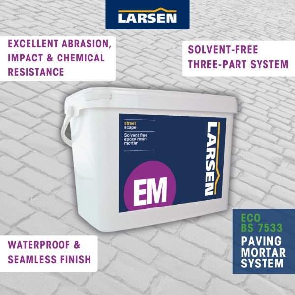 Larsen Epoxy Mortar | Epoxy Mortar | Larsen Streetscape Epoxy Mortar | Larsen Building Products