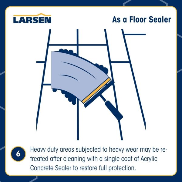 Acrylic Concrete Sealer | Larsen Acrylic Concrete Sealer | Larsen Building Products Acrylic Concrete Sealer | Best Acrylic Concrete Sealer | Larsen Building Products | How To Use Acrylic Concrete Sealer | Acrylic Concrete Sealer step By Step Guide