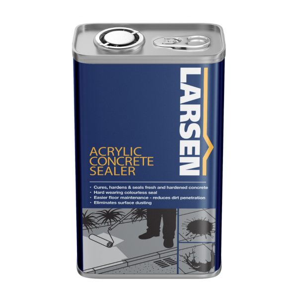 ACRYLIC CONCRETE SEALER | CONCRETE SEALER | SEALER FOR CONCRETE | LARSEN SEALER | LARSEN BUILDING PRODUCTS