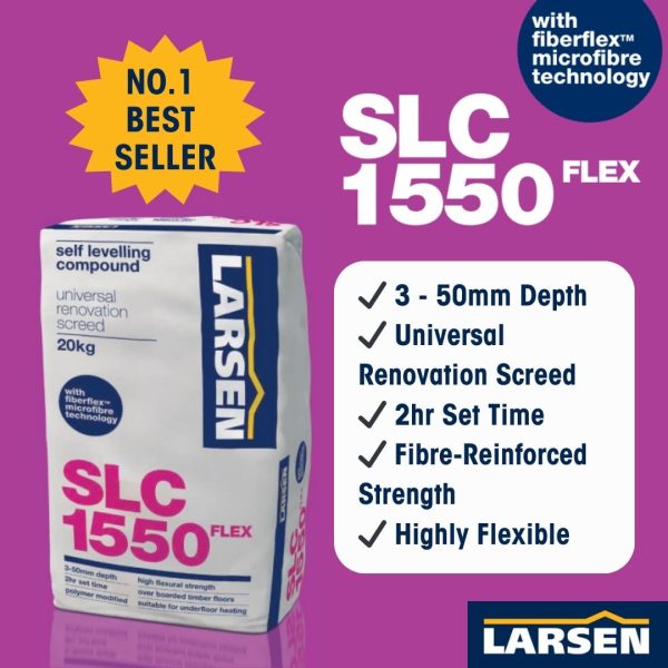 LARSEN SLC 1550 | SLC 1550 | LARSEN SELF LEVELLING COMPOUND