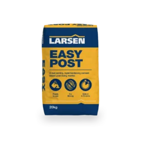 Larsen Easy Post fast setting post fixing mortar 20kg bag