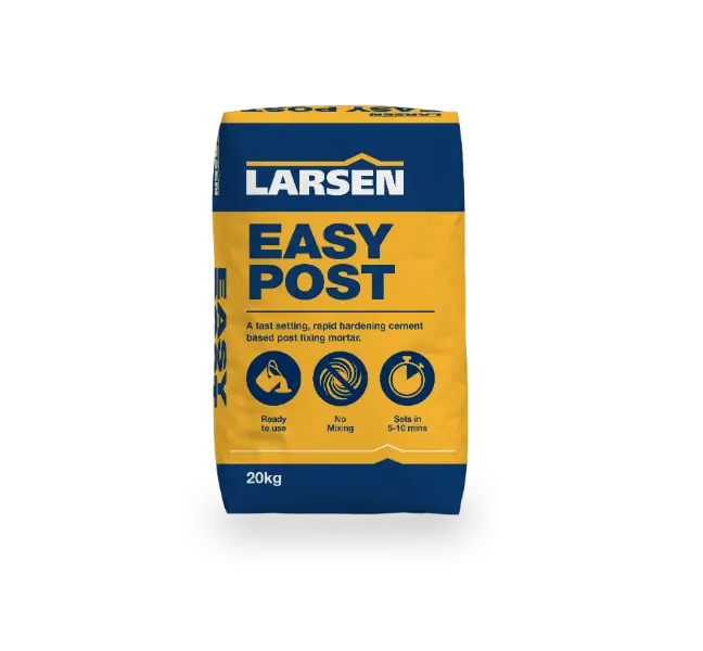 Larsen Easy Post fast setting post fixing mortar 20kg bag