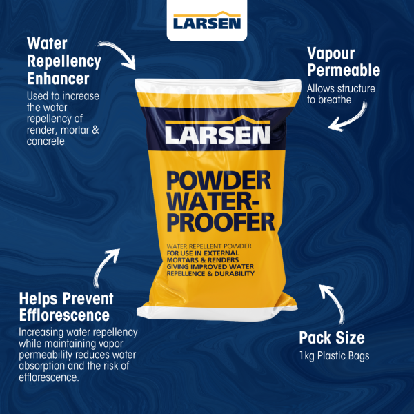 POWDER WATERPROOFER | LARSEN BUILDING PRODUCTS