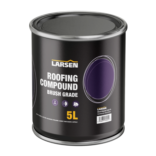 ROOFING COMPOUND BRUSH GRADE | ROOFING COMPOUND | LARSEN BUILDING PRODUCTS