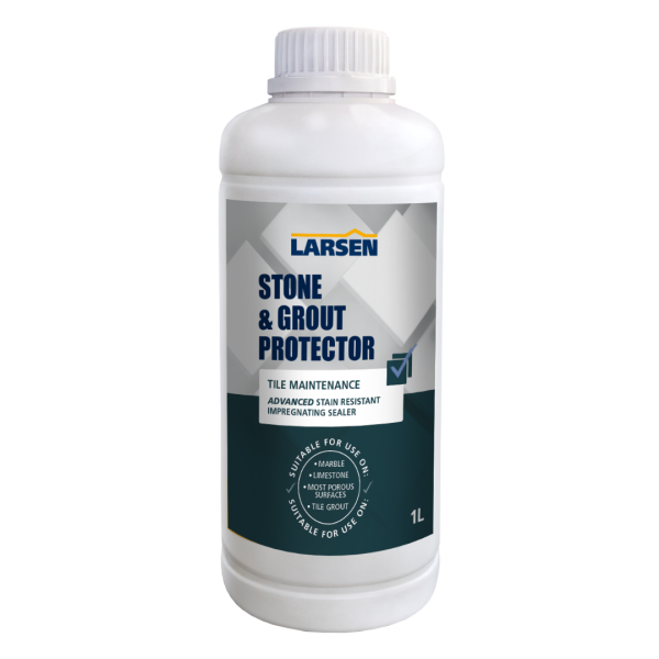 STONE PROTECTOR | GROUT PROTECTOR | LARSEN STONE & GROUT PROTECTOR | LARSEN BUILDING PRODUCTS