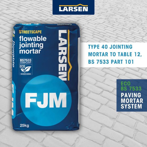 Flowable Jointing Mortar FJM Eco | Larsen Flowable Jointing Mortar FJM Eco