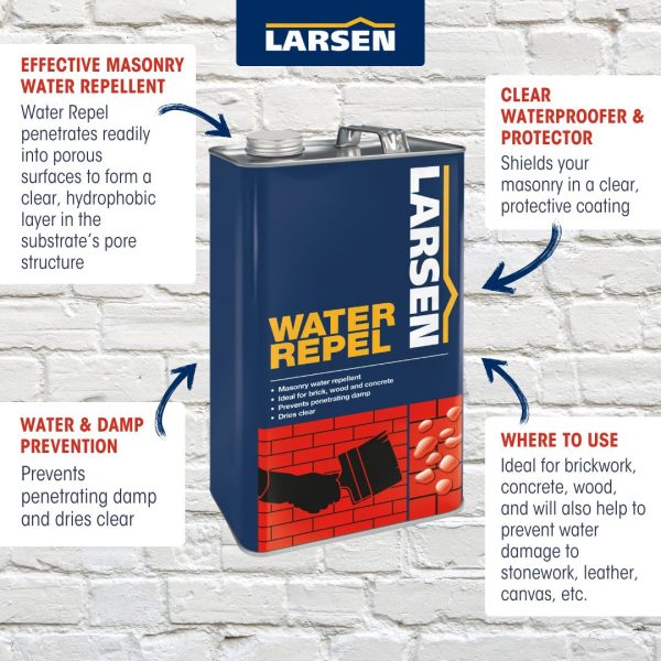 Water Repel | Larsen Water Repel | Water Repellent | Damp Repellent | Larsen Building Products