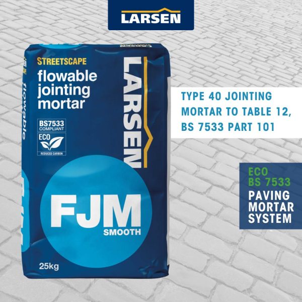 Flowable Jointing Mortar FJM Eco Smooth | Larsen