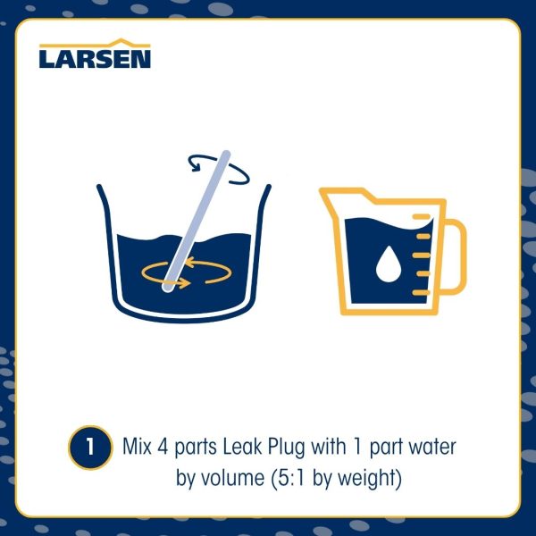 LEAK PLUG STEP BY STEP | HOW TO USE LARSEN LEAK PLUG | QUICKMIX LEAK PLUG | LARSEN BUILDING PRODUCTS LEAK PLUG | LARSEN