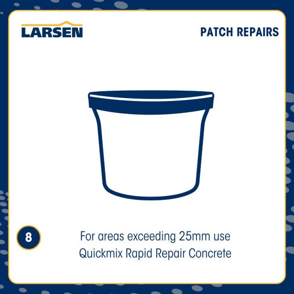 QUICKMIX RAPID REPAIR MORTAR | LARSEN RAPID REPAIR MORTAR | LARSEN QUICKMIX RAPID REPAIR MORTAR | RAPID REPAIR MORTAR HOW TO USE | STEP BY STEP GUIDE RAPID REPAIR MORTAR | LARSEN