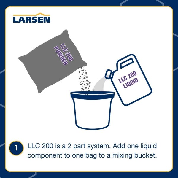 LLC 200 | LATEX LEVELLING COMPOUND | LATEX FLOOR SCREED | LARSEN BUILDING PRODUCTS