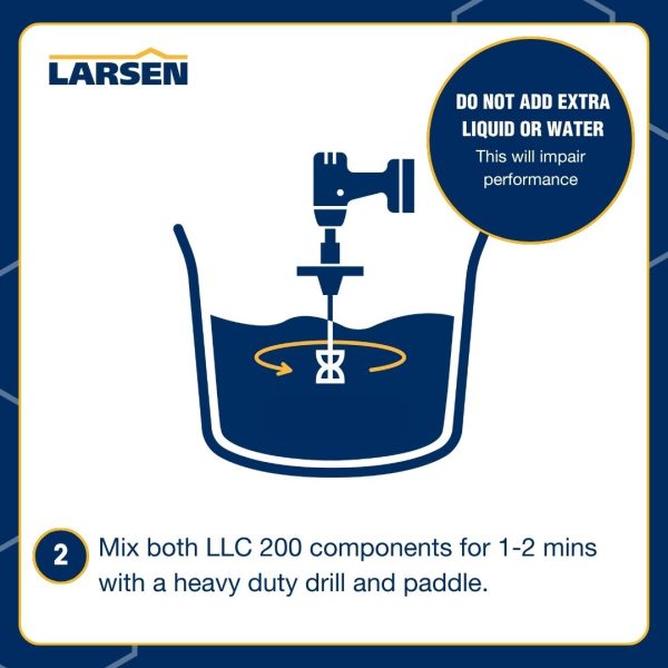 LLC 200 | LATEX LEVELLING COMPOUND | LATEX FLOOR SCREED | LARSEN BUILDING PRODUCTS