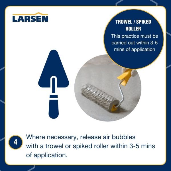 LLC 200 | LATEX LEVELLING COMPOUND | LATEX FLOOR SCREED | LARSEN BUILDING PRODUCTS